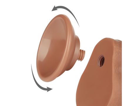 7'' Sliding Skin Dual Layer Dong Brown - 7