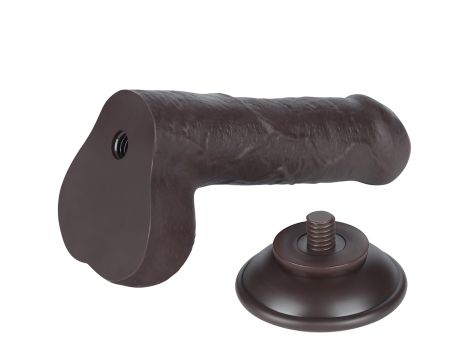 7'' Sliding Skin Dual Layer Dong Black - 8