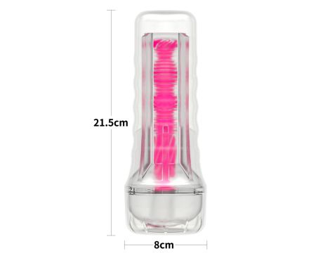 8.5'' Lumino Play Masturbator - Pink Glow - 2