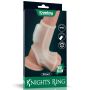 Vibrating Ridge Knights Ring with Scrotum Sleeve - 2