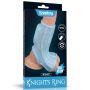 Vibrating Ridge Knights Ring with Scrotum Sleeve - 2