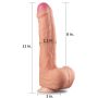 11"" Dual Layer Platinum Silicone Cock - 3