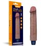 9" REAL SOFTEE Rechargeable Silicone Vibrating Dildo - 15