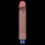 9" REAL SOFTEE Rechargeable Silicone Vibrating Dildo - 18