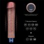 9" REAL SOFTEE Rechargeable Silicone Vibrating Dildo - 11