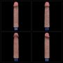 9" REAL SOFTEE Rechargeable Silicone Vibrating Dildo - 13