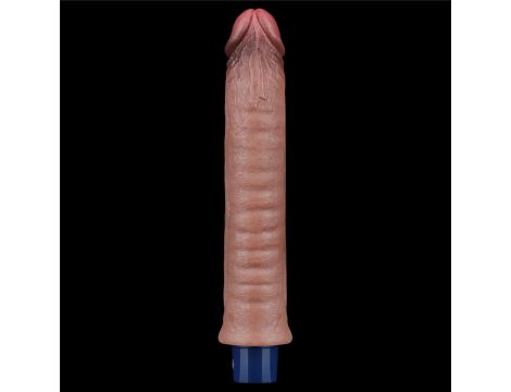 9.5" REAL SOFTEE Rechargeable Silicone Vibrating Dildo - 6