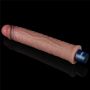 9.5" REAL SOFTEE Rechargeable Silicone Vibrating Dildo - 12