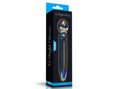 Twilight Gleam Glass Dildo