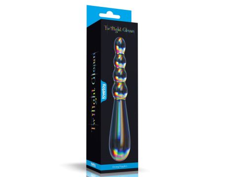 Twilight Gleam Glass Dildo