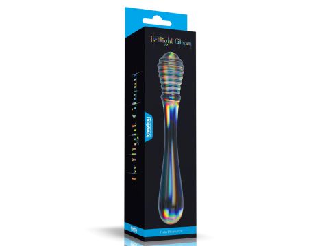 Twilight Gleam Glass Dildo