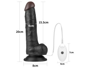 Vibrating Easy Strapon Set 7.5'' Black - image 2