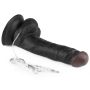 Vibrating Easy Strapon Set 7.5'' Black - 8