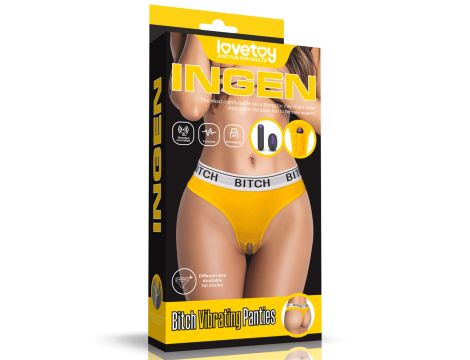 Bitch Vibrating Panties (34~38 inch waist)