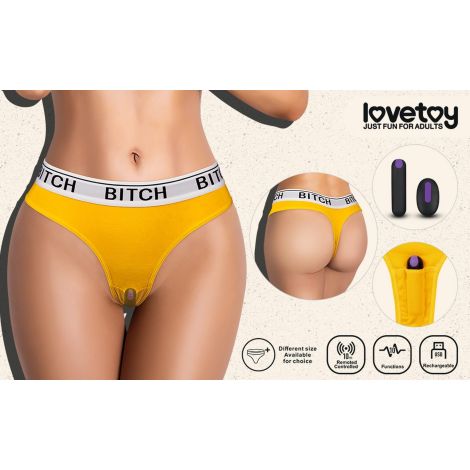 Bitch Vibrating Panties (34~38 inch waist) - 14