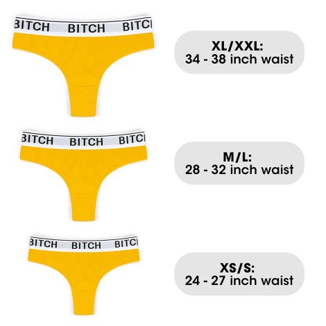 Bitch Vibrating Panties (28~32 inch waist ) - 7