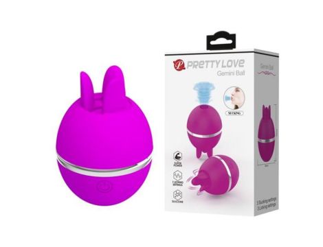 Pretty Love Vibrating Gemini Ball Purple