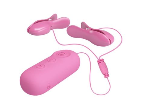 PRETTY LOVE -NIPPLE CLIP, 7 vibration functions 3 electric shock functions