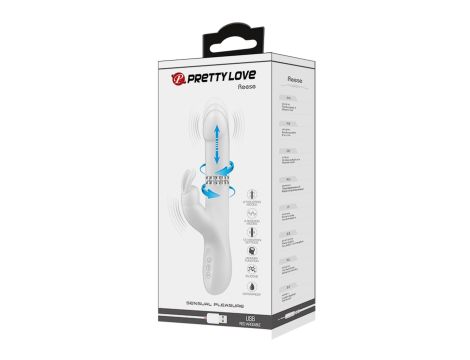 PRETTY LOVE - Reese, 12 vibration functions 4 rotation functions 4 thrusting settings - 4