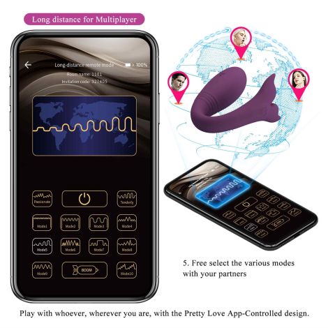 PRETTY LOVE - Jayleen, 12 vibration functions Mobile APP Long-distance Control - 22