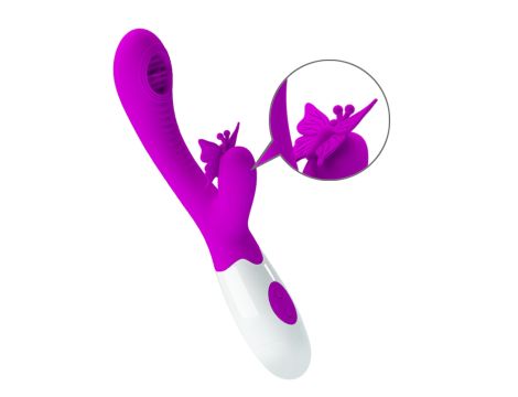 PRETTY LOVE - Moth, 12 vibration functions 3 licking settings - 3