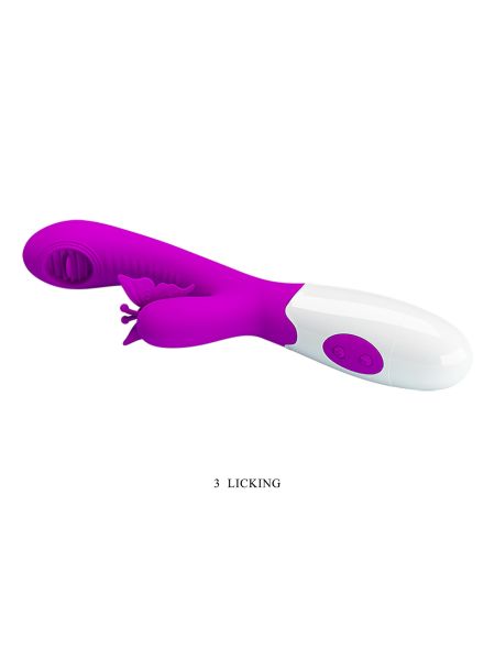 PRETTY LOVE - Moth, 12 vibration functions 3 licking settings - 5