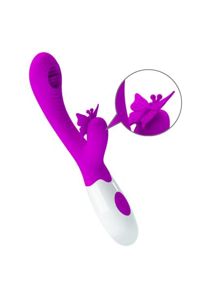 PRETTY LOVE - Moth, 12 vibration functions 3 licking settings - 7