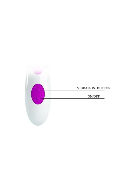 PRETTY LOVE - Moth, 12 vibration functions 3 licking settings - 9