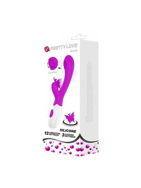 PRETTY LOVE - Moth, 12 vibration functions 3 licking settings - 11