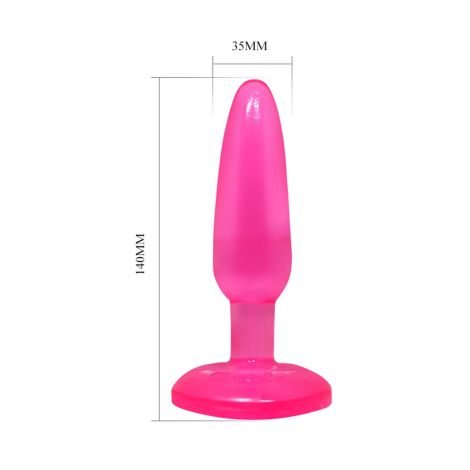 BAILE- BUTT PLUG PINK / RED - 6