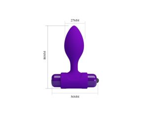 PRETTY LOVE -Vibra Butt Plug Purple - image 2