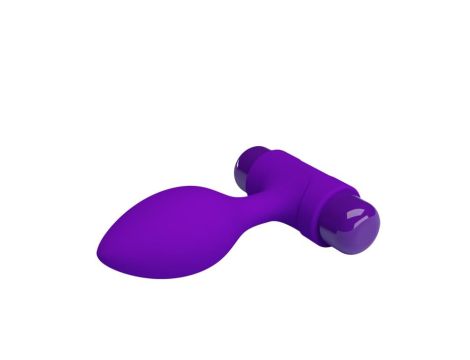 PRETTY LOVE -Vibra Butt Plug Purple - 2