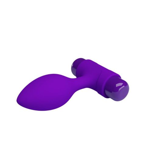 PRETTY LOVE -Vibra Butt Plug Purple - 4