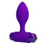 PRETTY LOVE -Vibra Butt Plug Purple - 2