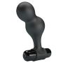 Mr. Play Silicone Anal Plug, 10 functions of vibration Black - 3