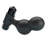 Mr. Play Silicone Anal Plug, 10 functions of vibration Black - 4