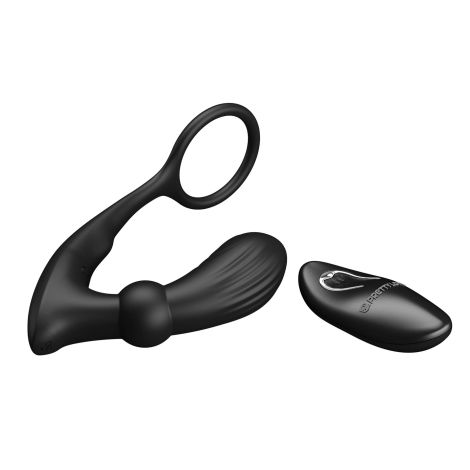 PRETTY LOVE - Warren Black, 12 vibration functions 12 pulse wave settings Wireless remote control - 6