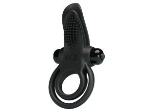 PRETTY LOVE - VIBRANT PENIS RING Black- 10 function vibrations - image 2