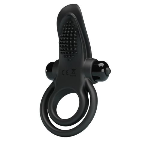 PRETTY LOVE - VIBRANT PENIS RING Black- 10 function vibrations - 2