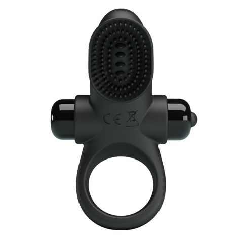 PRETTY LOVE - VIBRANT PENIS RING II Black - 2