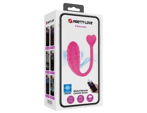 PRETTY LOVE - Fisherman Pink, 12 vibration functions Mobile APP remote control - image 2