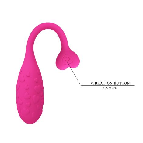 PRETTY LOVE - Fisherman Pink, 12 vibration functions Mobile APP remote control - 8