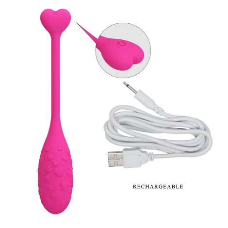 PRETTY LOVE - Fisherman Pink, 12 vibration functions Mobile APP remote control - 9