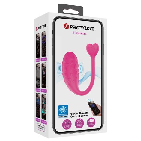 PRETTY LOVE - Fisherman Pink, 12 vibration functions Mobile APP remote control - 10