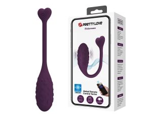 PRETTY LOVE - Fisherman Purple, 12 vibration functions Mobile APP remote control