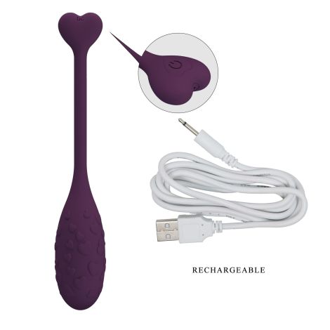 PRETTY LOVE - Fisherman Purple, 12 vibration functions Mobile APP remote control - 9