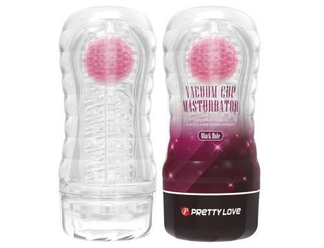 PRETTY LOVE - VACUUM CUP MASTURBATOR Black Hole ABS TPR