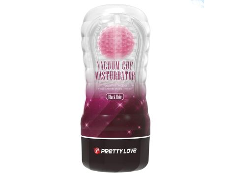 PRETTY LOVE - VACUUM CUP MASTURBATOR Black Hole ABS TPR - 3