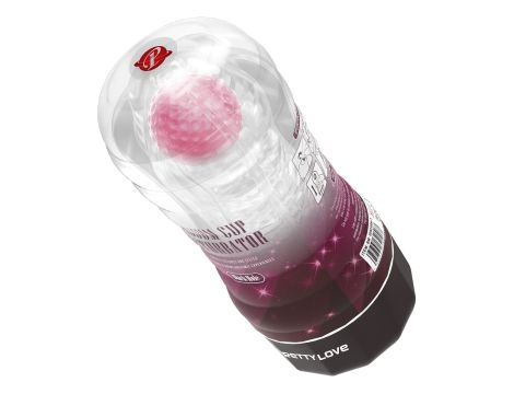 PRETTY LOVE - VACUUM CUP MASTURBATOR Black Hole ABS TPR - 5