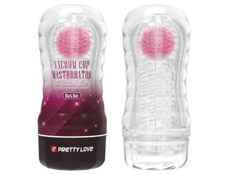 PRETTY LOVE - VACUUM CUP MASTURBATOR Black Hole ABS TPR - 14